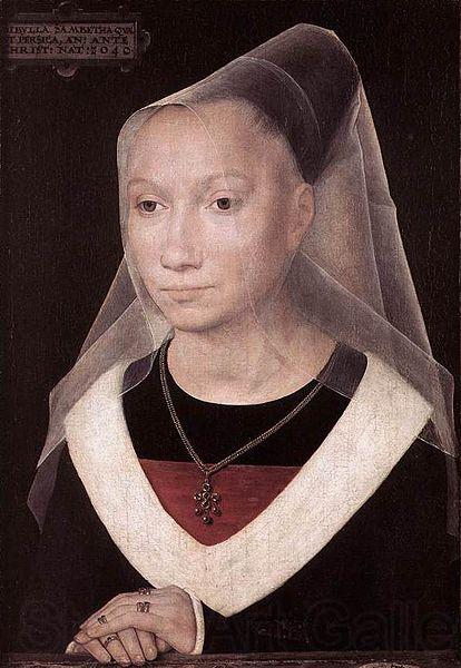 Hans Memling Portrait of a Young Woman Spain oil painting art